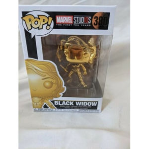 Funko POP! Marvel Studios: #380 Black Widow (Gold Chrome)